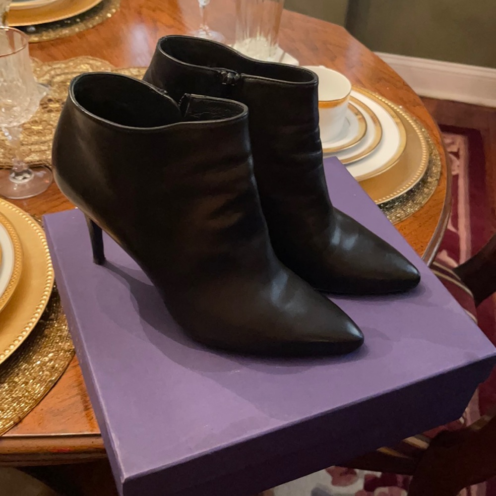 Black ankle boots